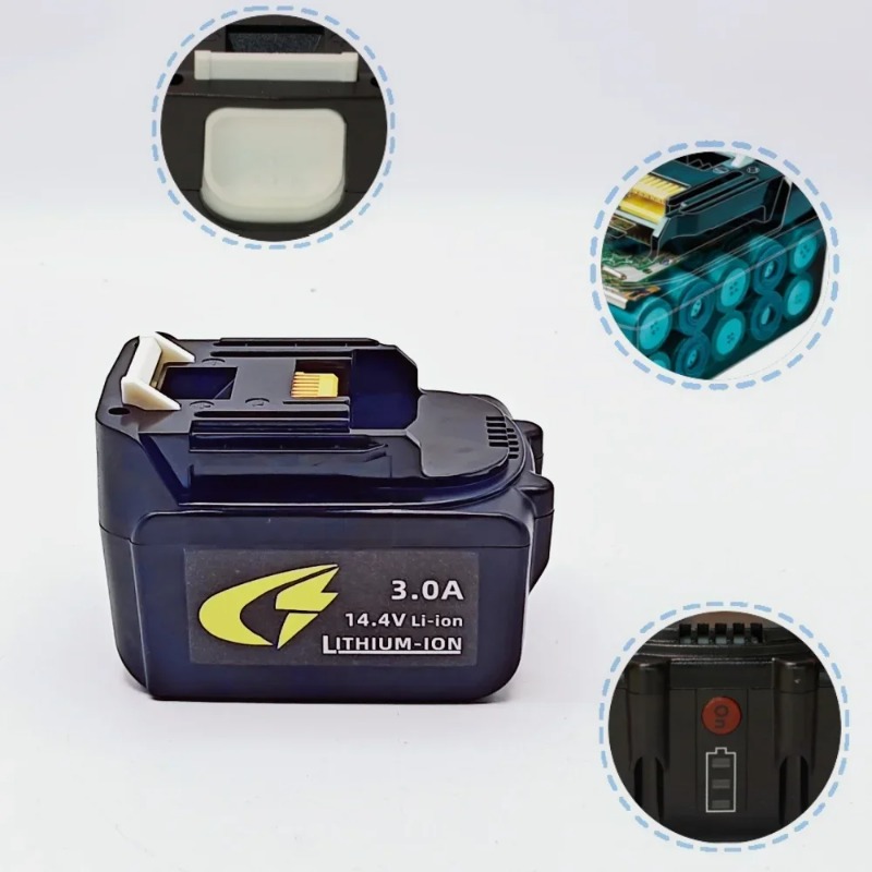 สำหรับแบตเตอรี่ลิเธียมไอออนแบบ - Makita Drill Hp1640 บทวิจารณ์และราคา