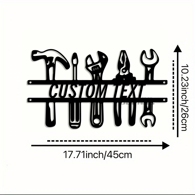 งานศิลปะติดผนังเหล็กสไตล์อินดั - Workshop Tools With Name บทวิจารณ์และราคา