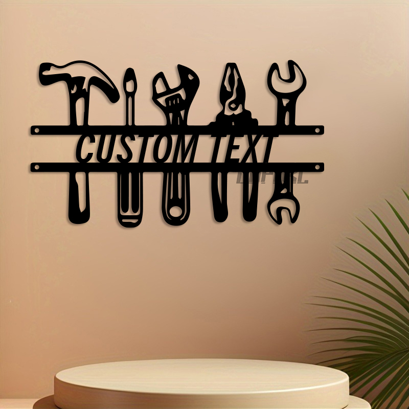 งานศิลปะติดผนังเหล็กสไตล์อินดั - Workshop Tools With Name บทวิจารณ์และราคา