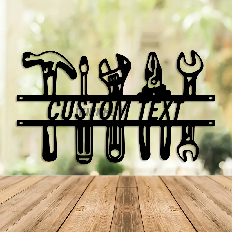 งานศิลปะติดผนังเหล็กสไตล์อินดั - Workshop Tools With Name บทวิจารณ์และราคา