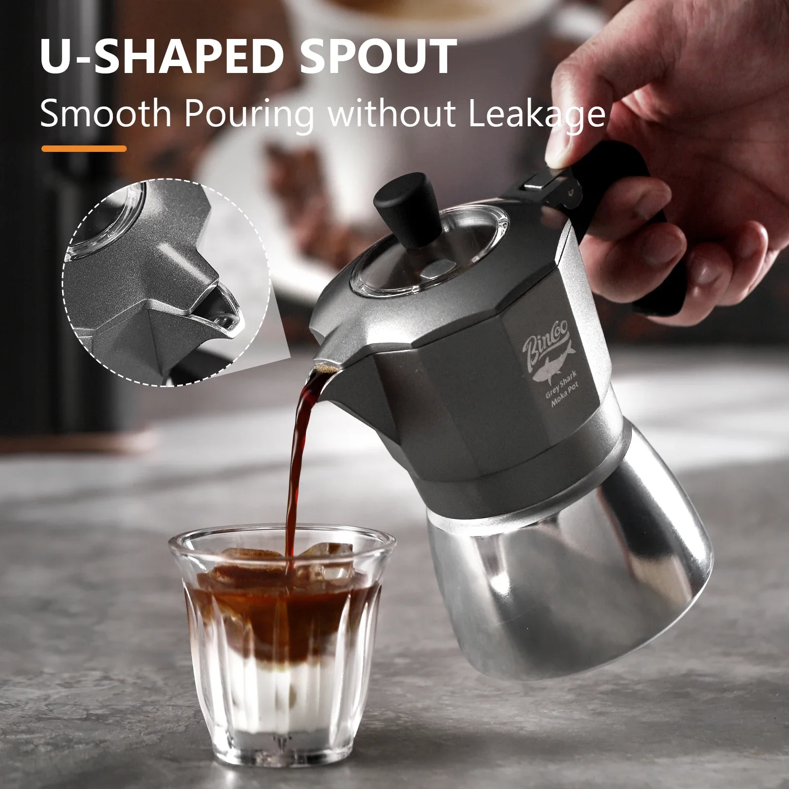 หม้อกาแฟโมก้าพอต Bincoo 2 ถ้วย - Hand Tools Mechanical Workshop บทวิจารณ์และราคา