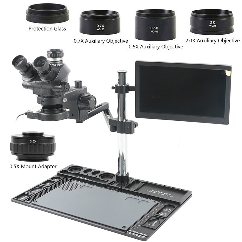 กล้องจุลทรรศน์สเตอริโอแบบซูม 3 - Workbench Portable Fold บทวิจารณ์และราคา