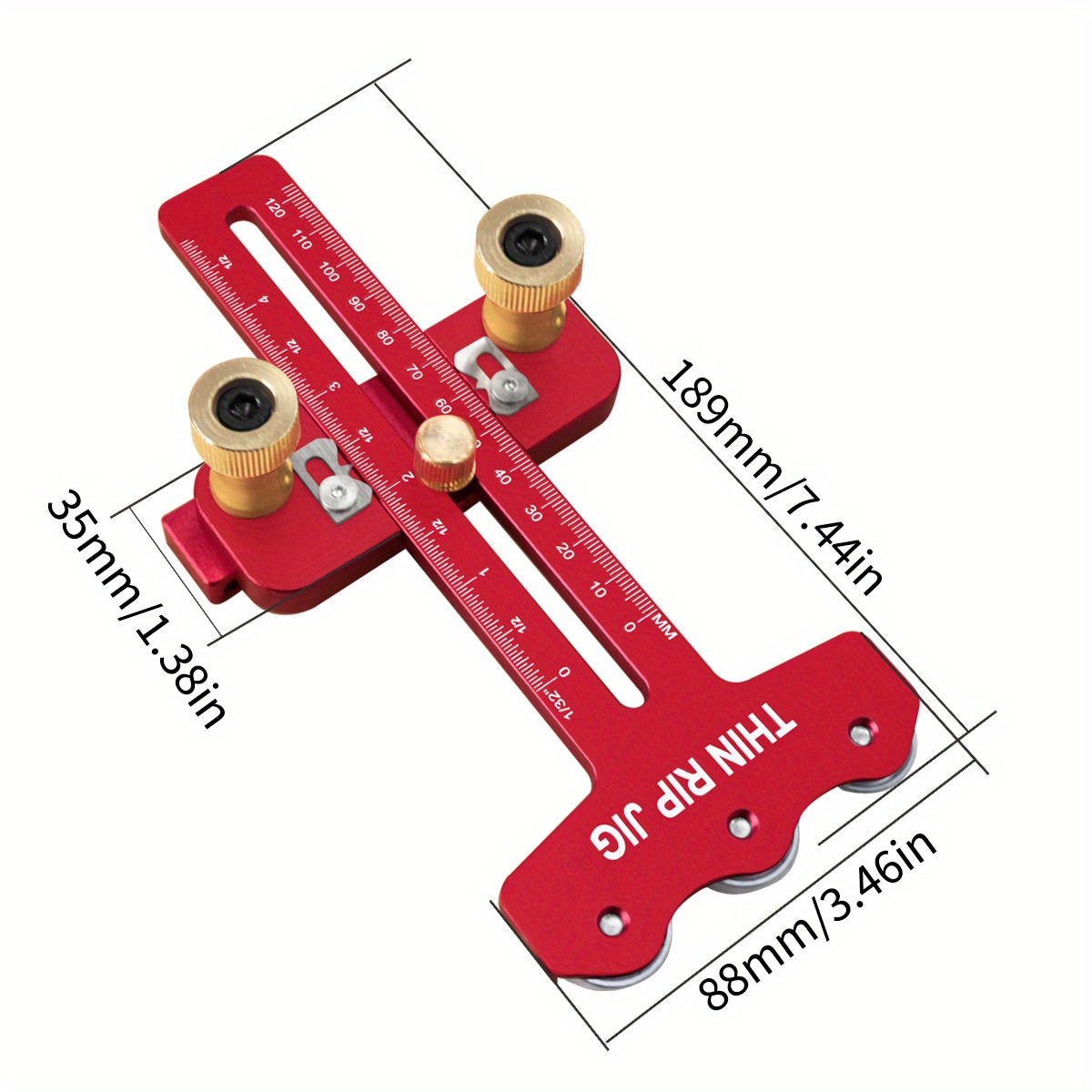 Thin Rip Table Saw Jig,3 รอก T - Dowel Jig Kit บทวิจารณ์และราคา