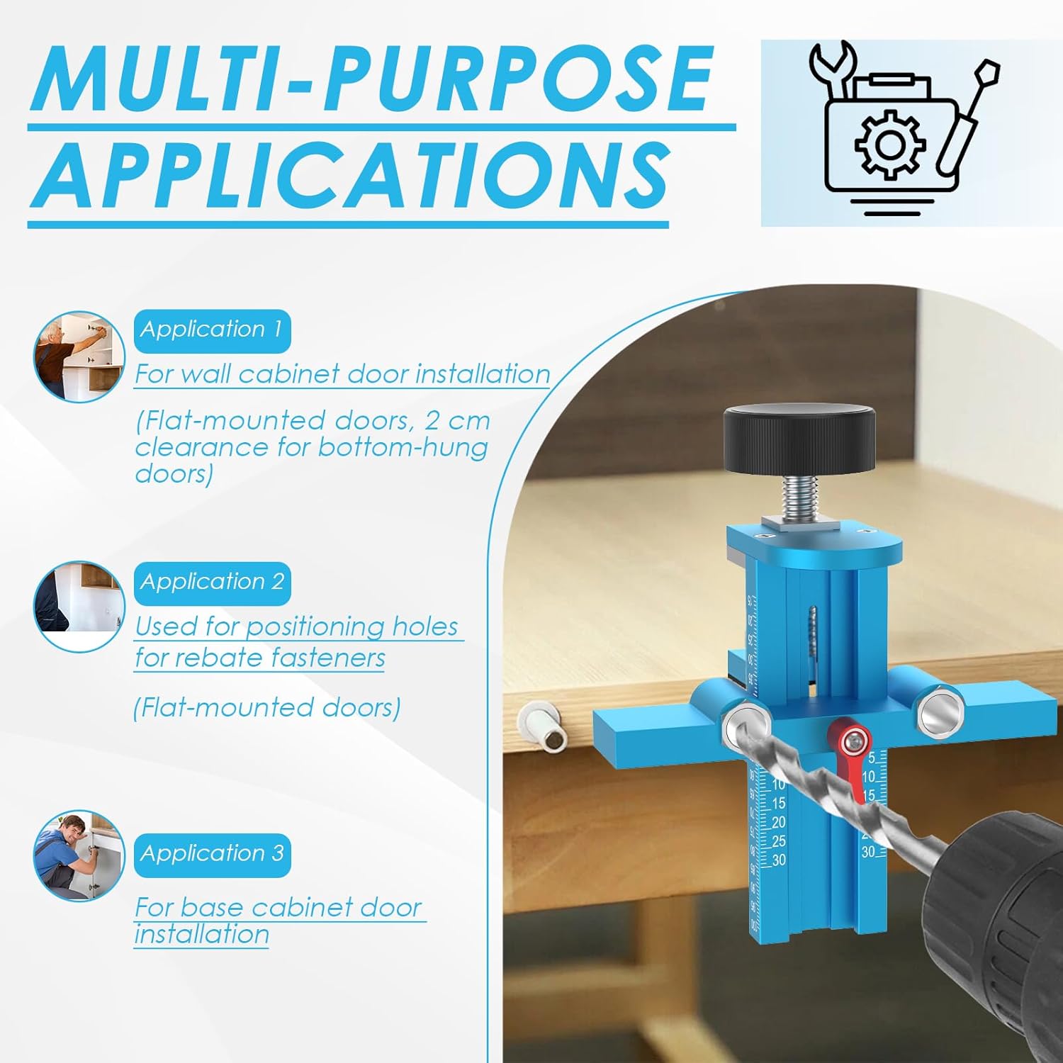 อุปกรณ์จับยึดตู้ 3 in 1 พร้อมต - Dowel Jig Kit บทวิจารณ์และราคา