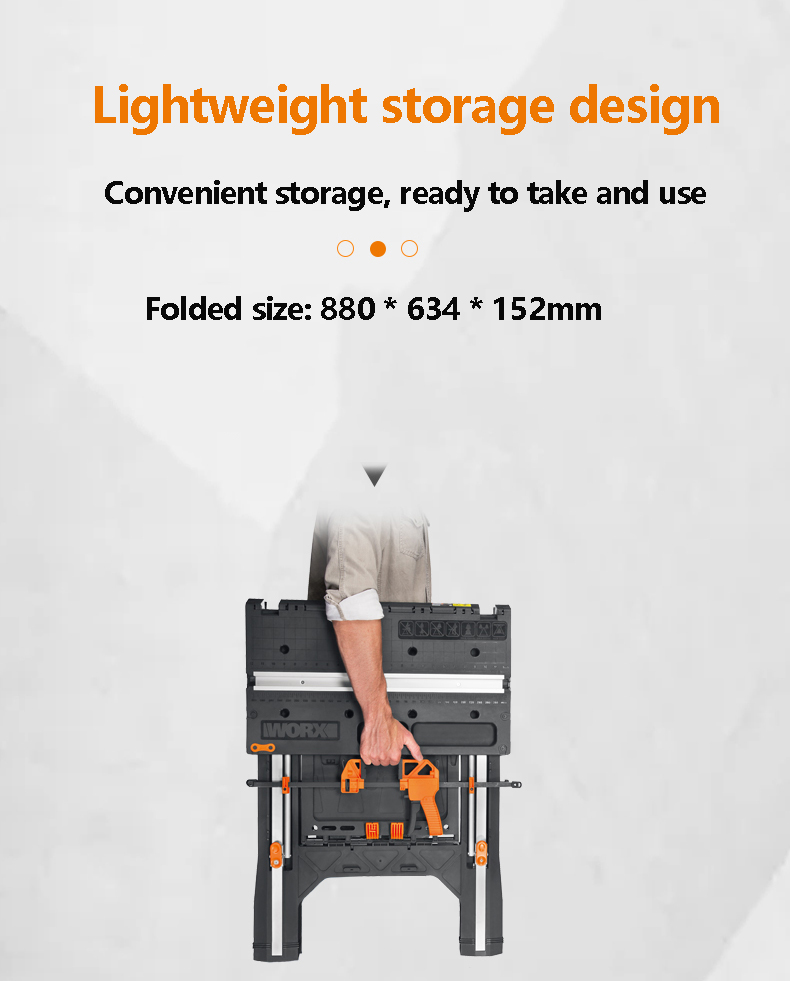 WX051 เครื่องเลื่อยโต๊ะงานไม้แ - Workbench Portable Fold บทวิจารณ์และราคา