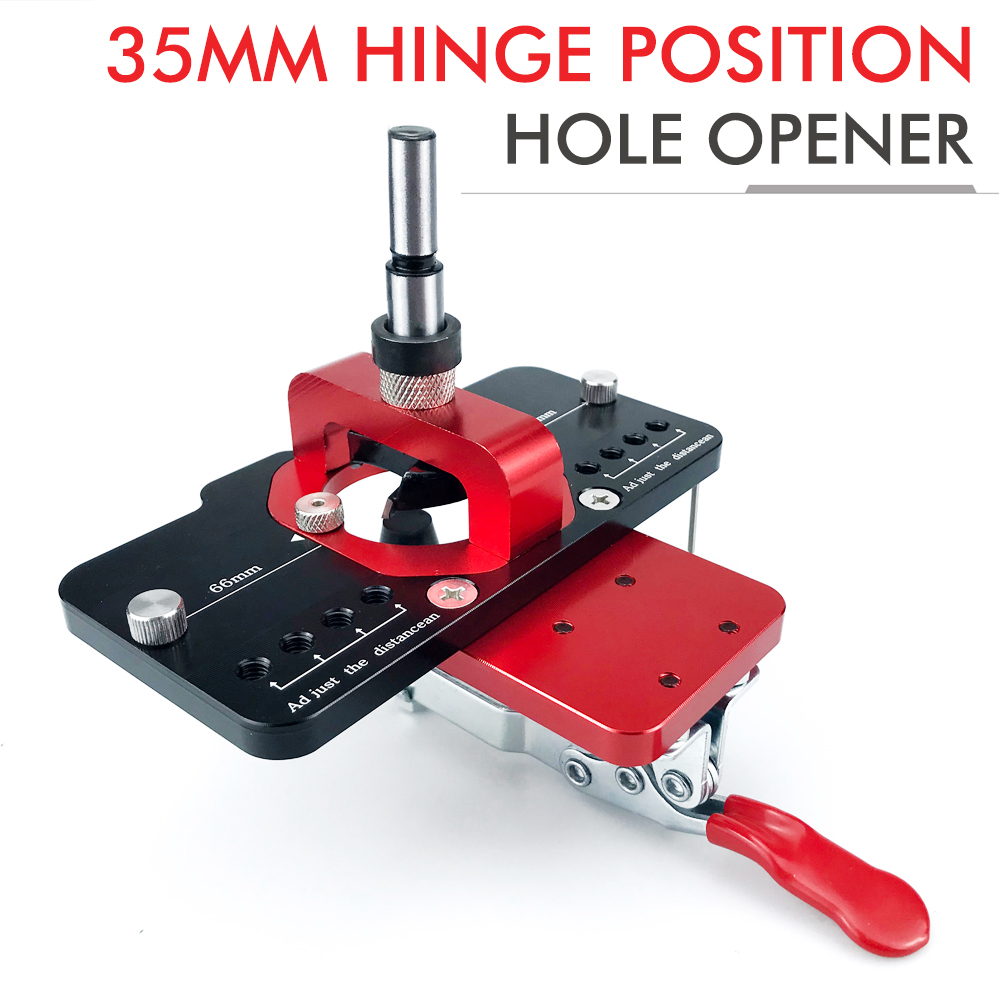 35 มม.ปกปิดบานพับประตู Jig ล็อ - Dowel Jig Kit บทวิจารณ์และราคา